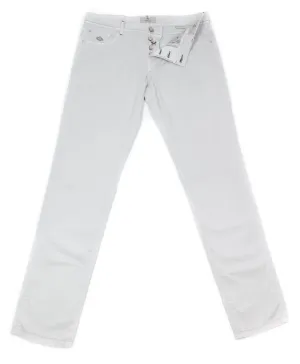 Luigi Borrelli Light Gray Pants - 35 US / 51 EU