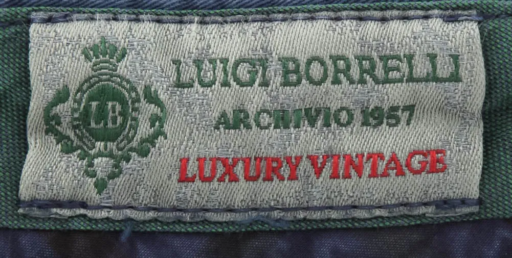 Luigi Borrelli Navy Blue Pants - 34 US / 50 EU