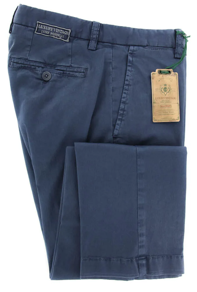 Luigi Borrelli Navy Blue Pants - 34 US / 50 EU