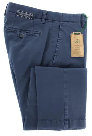 Luigi Borrelli Navy Blue Pants - 34 US / 50 EU