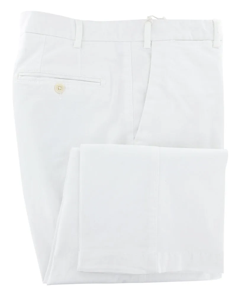 Luigi Borrelli White Pants