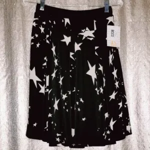LuLaRoe BNWT XS Madison - black with white stars! ⭐