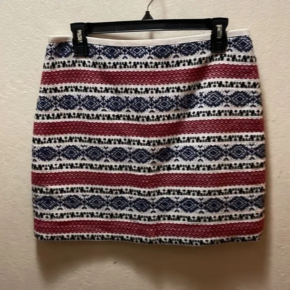 Madewell Jacquard Gamine Skirt Size 4