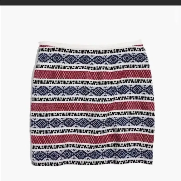 Madewell Jacquard Gamine Skirt Size 4