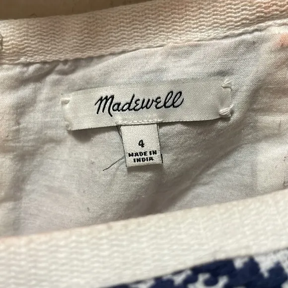 Madewell Jacquard Gamine Skirt Size 4