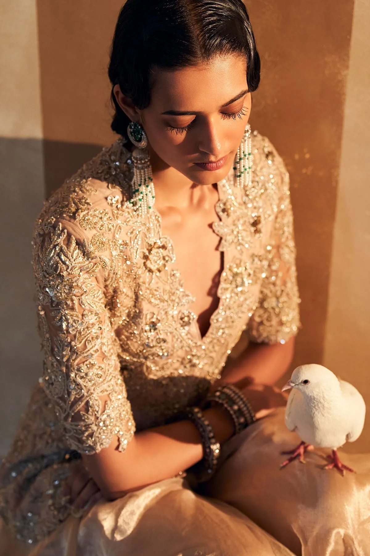 Mahroo Peplum set