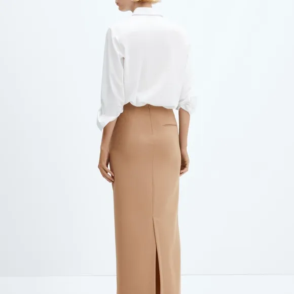 Mango Straight long skirt