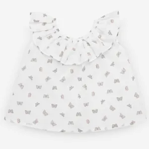 Mariposas Powder Pink Blouse
