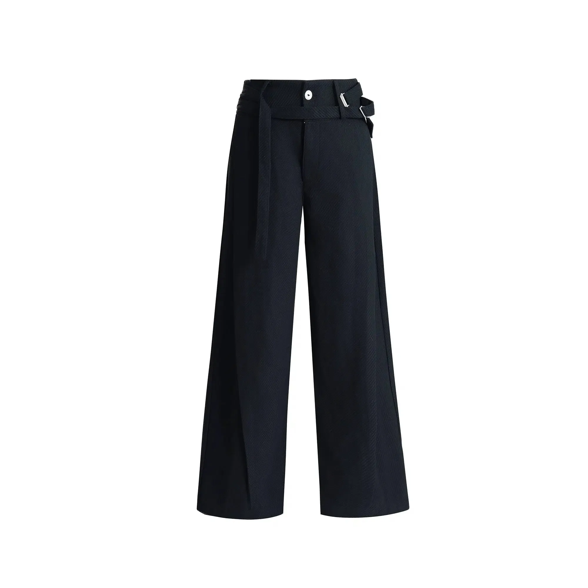 Metal Buttons Irregular Design Suit Set
