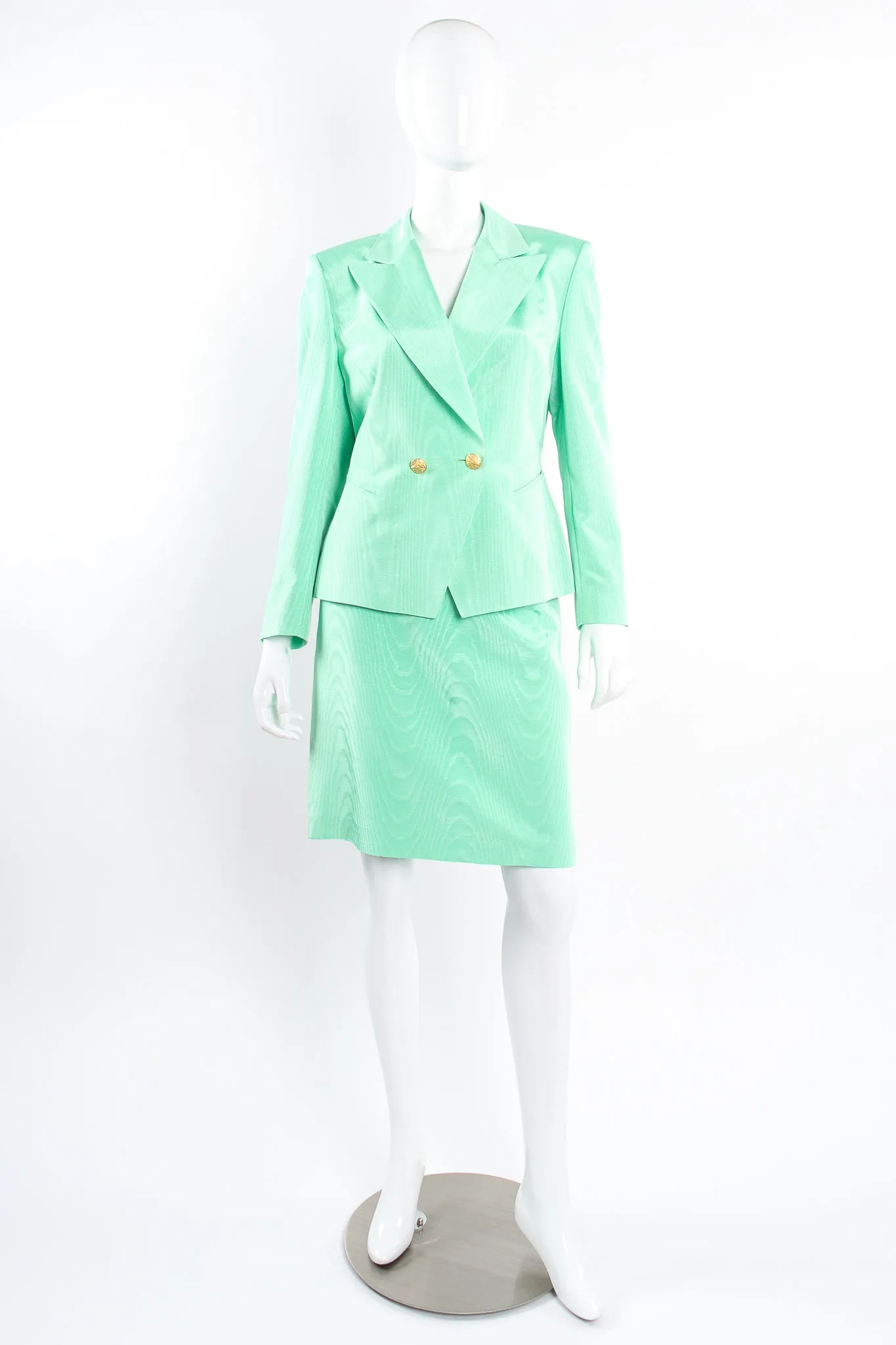 Moiré Jacket & Skirt Suit
