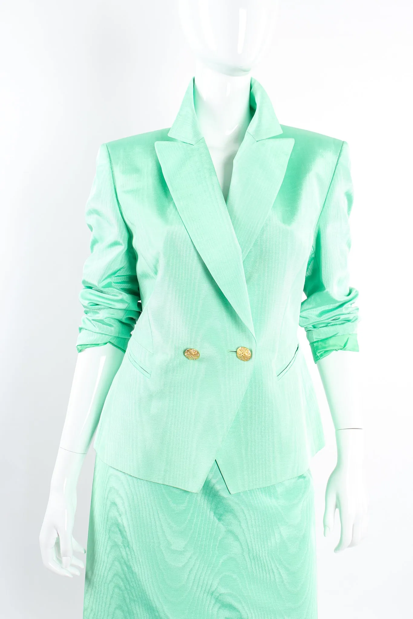 Moiré Jacket & Skirt Suit