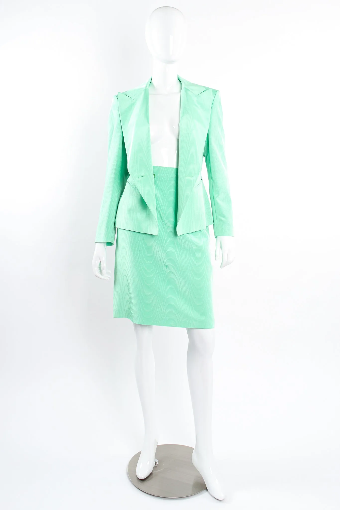 Moiré Jacket & Skirt Suit
