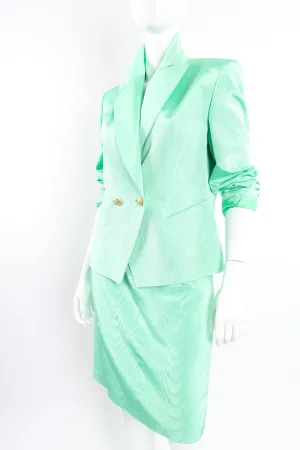 Moiré Jacket & Skirt Suit