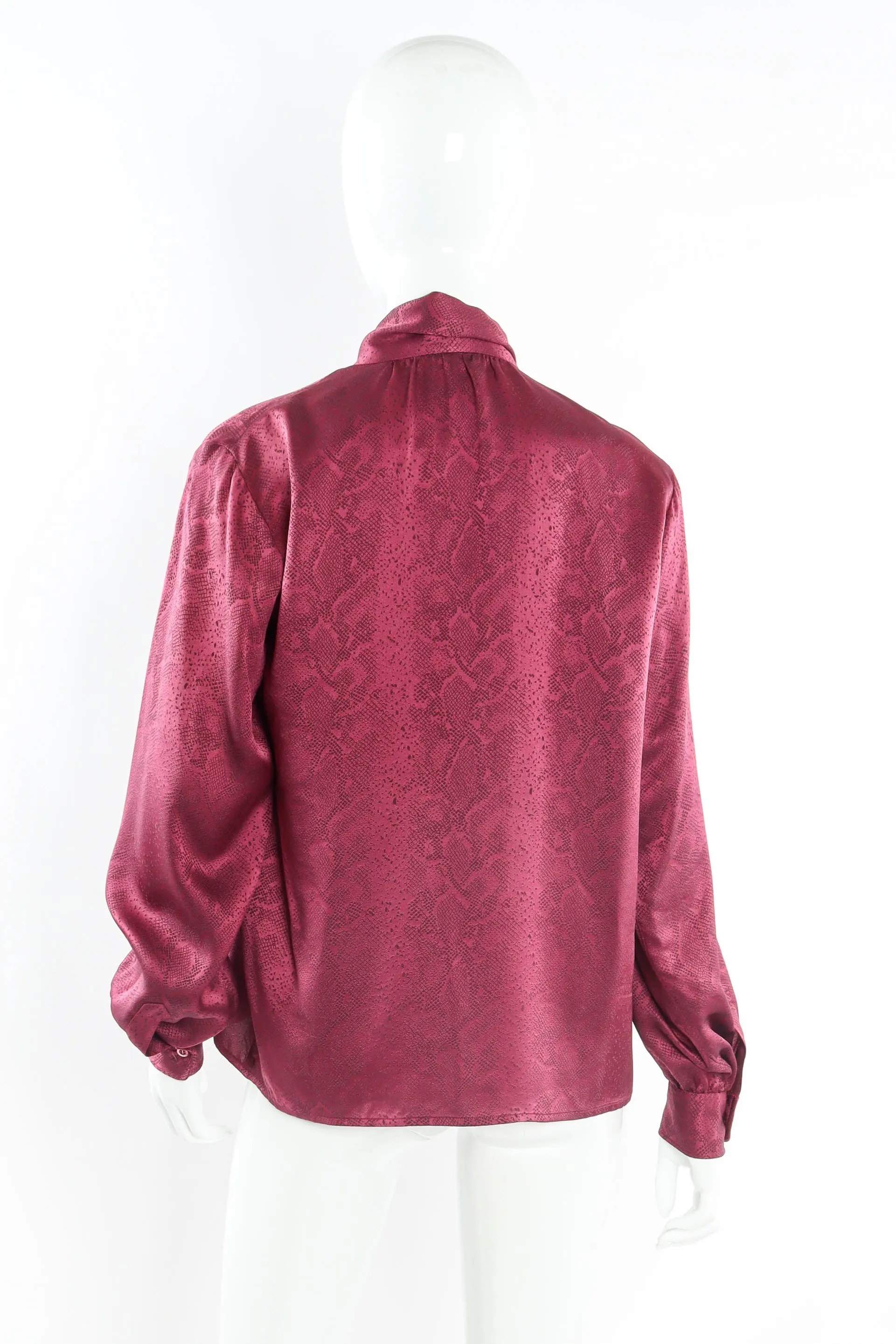Moody Reptile Print Blouse