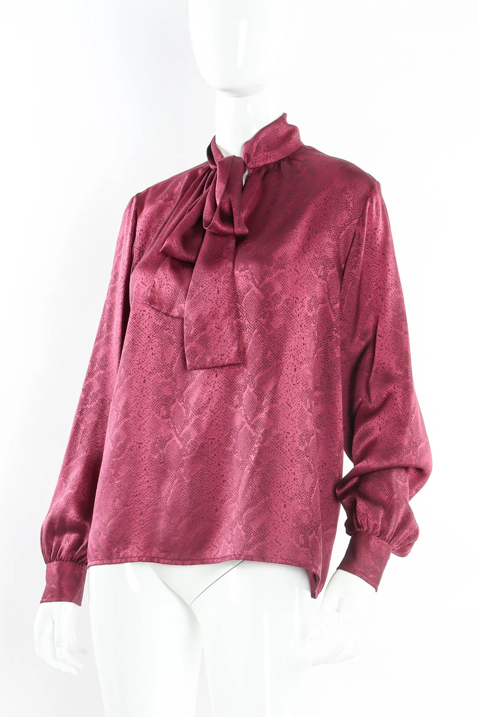 Moody Reptile Print Blouse