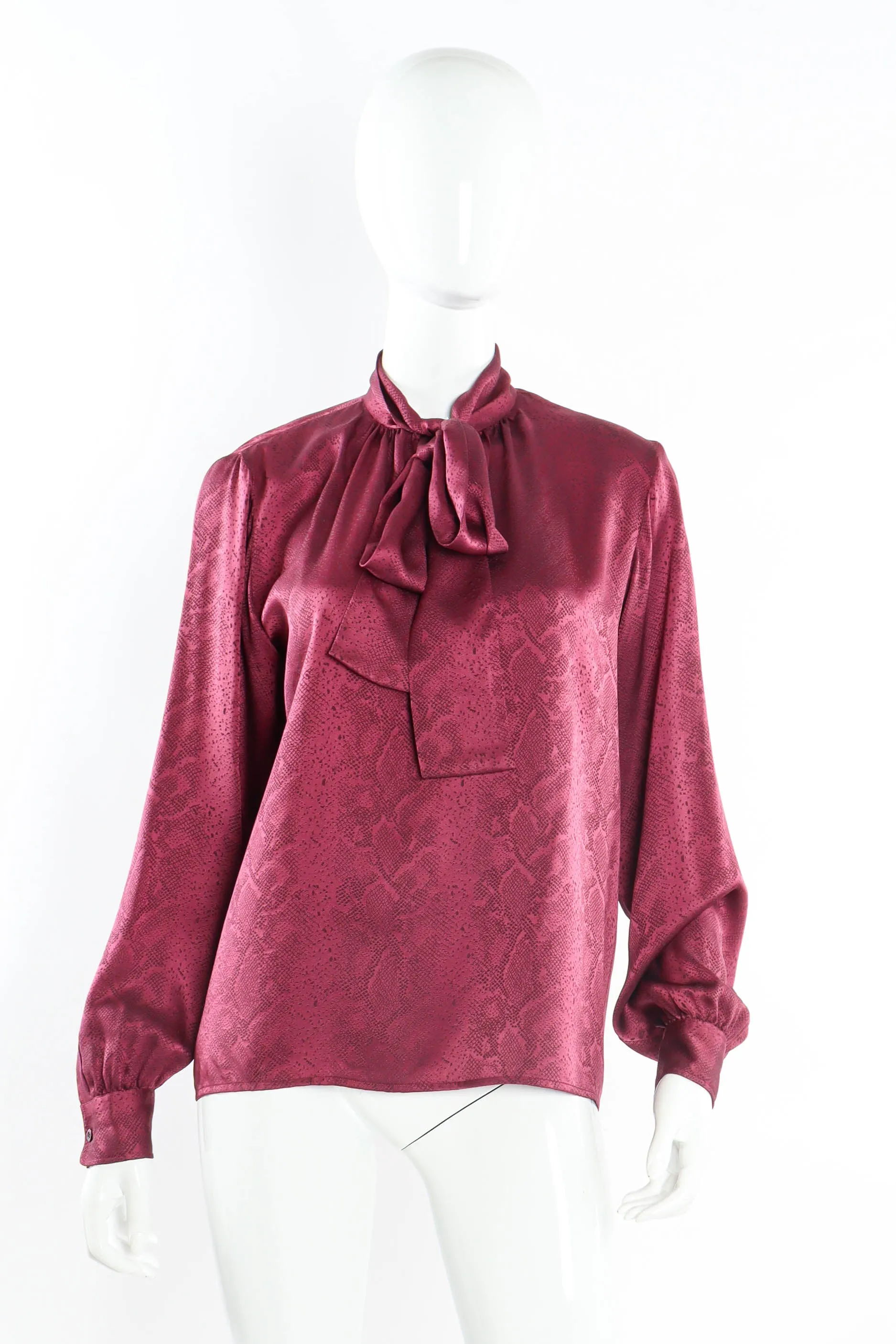 Moody Reptile Print Blouse