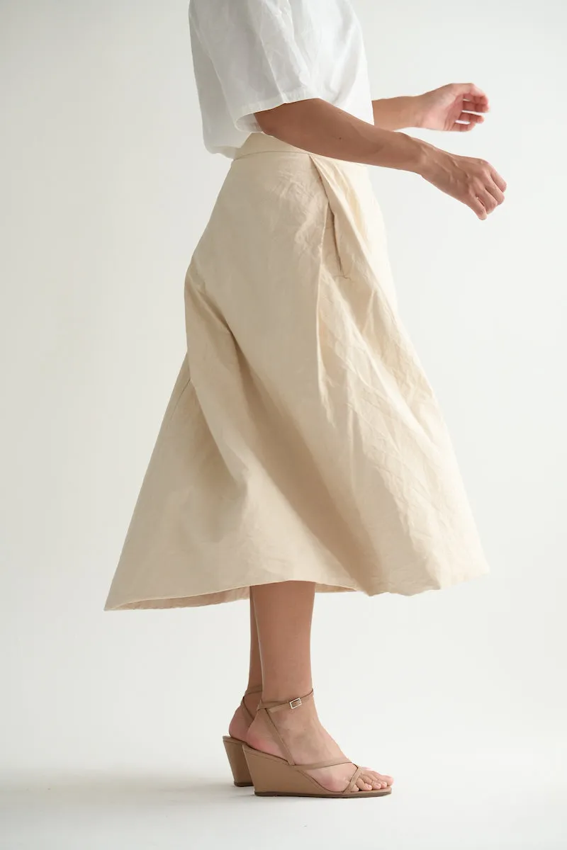 Moon Skirt in Ecru