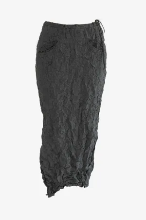 Moth Convertible Column Skirt | Charcoal