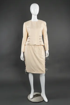 Mother of Pearl Jacket & Skirt Suit
