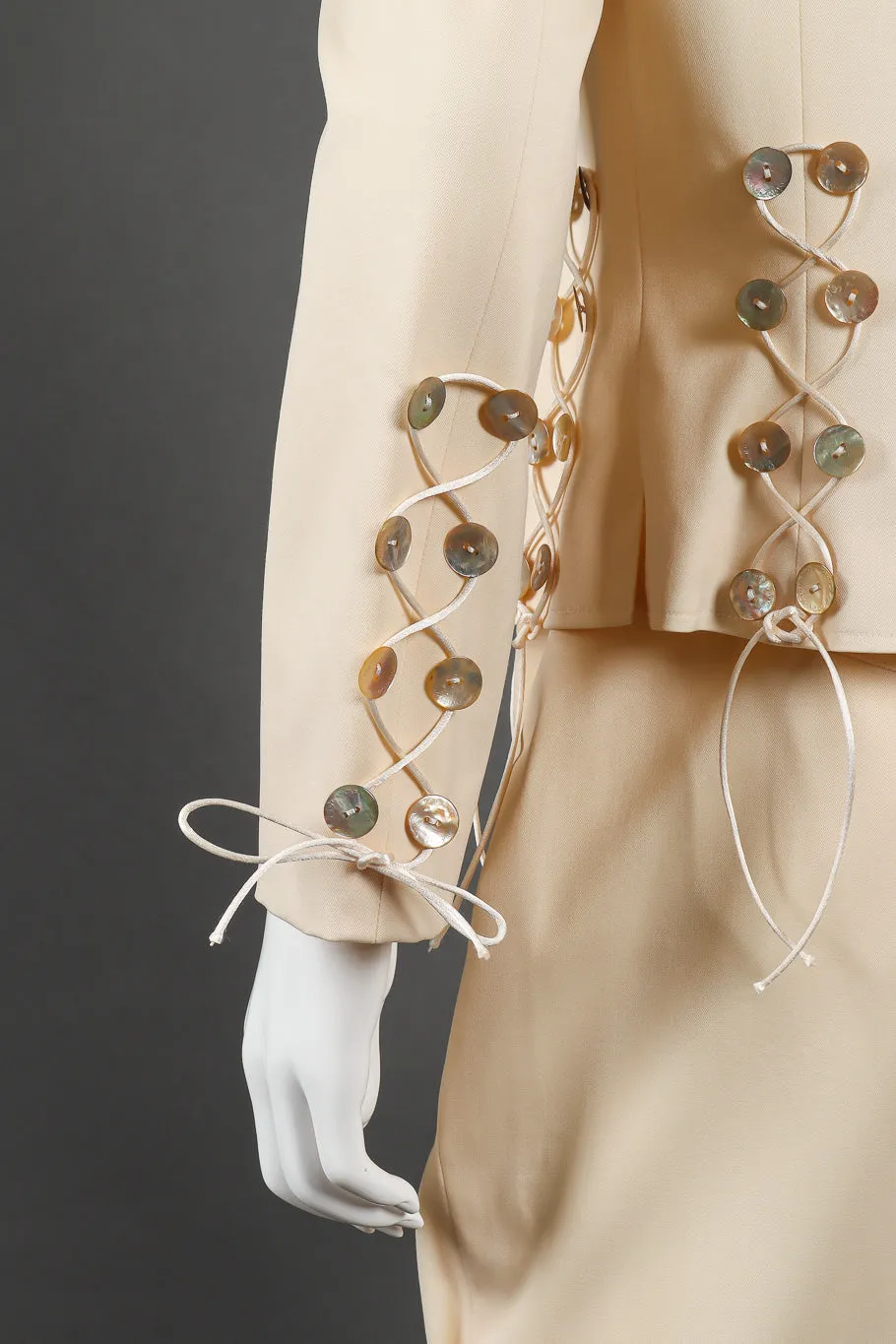 Mother of Pearl Jacket & Skirt Suit
