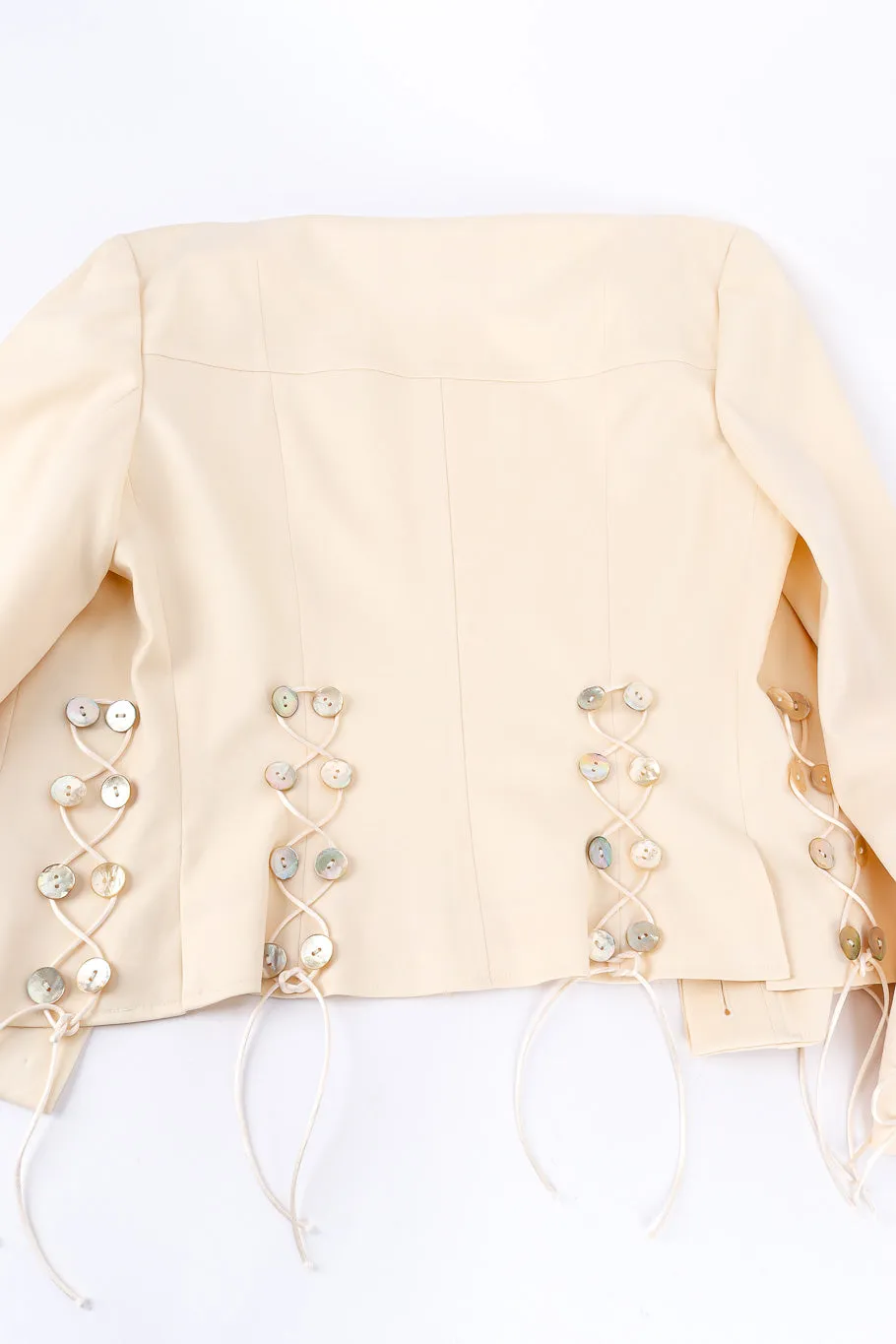 Mother of Pearl Jacket & Skirt Suit