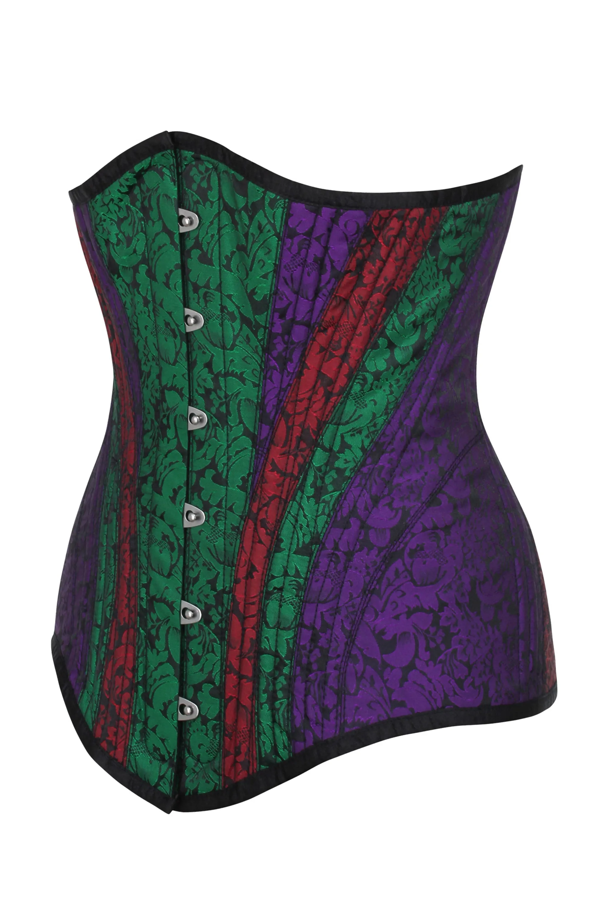 Multi-coloured Brocade Underbust Longline