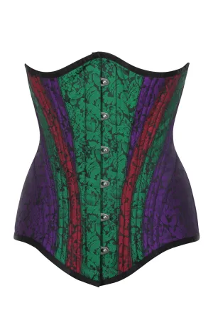Multi-coloured Brocade Underbust Longline