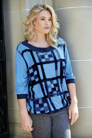 MUNROE Embroidered Silk Top
