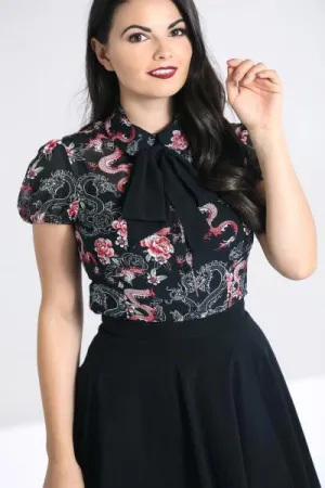 Mushu Blouse - Black -