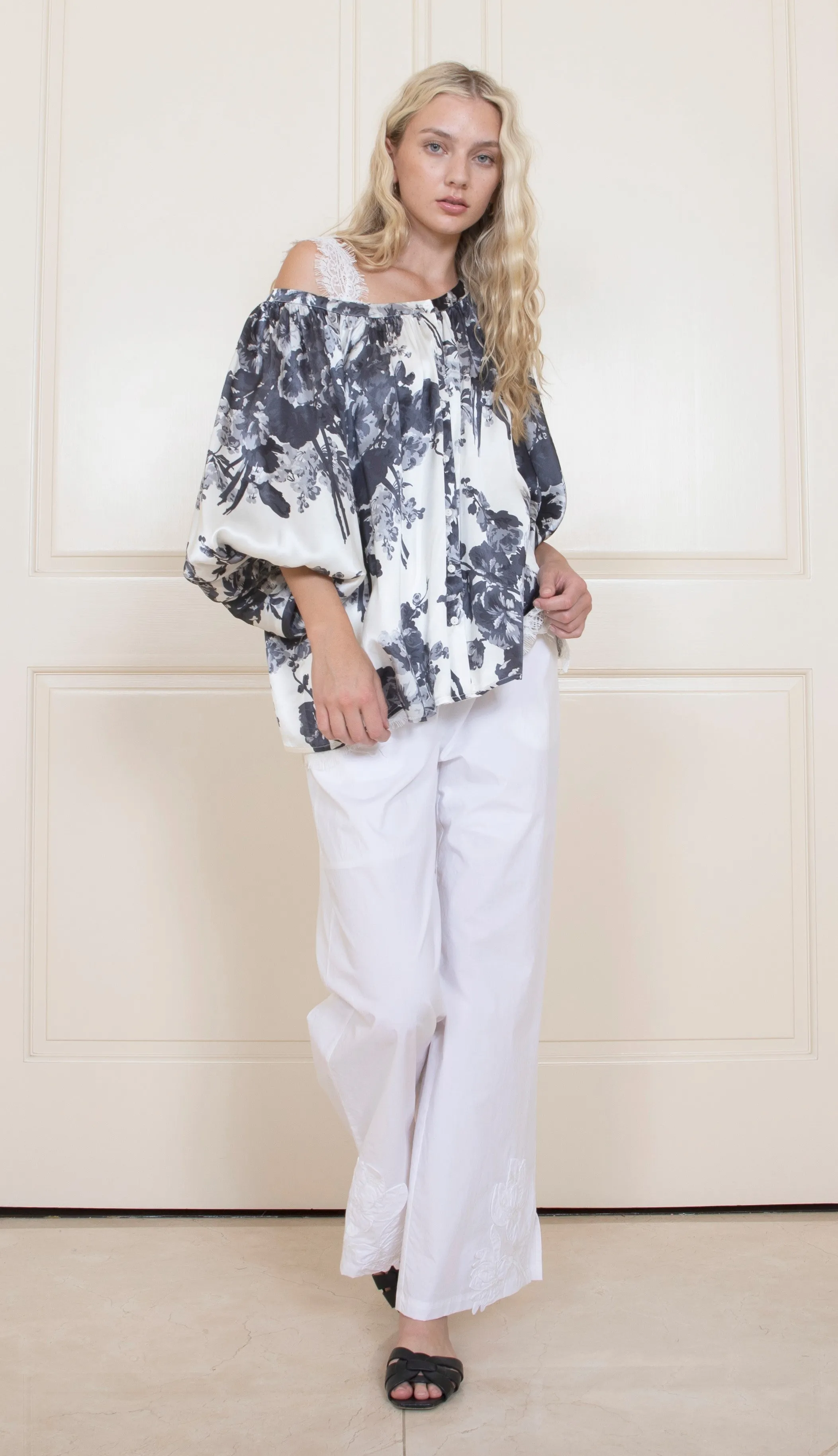 Napa Eloise Summer Top Black