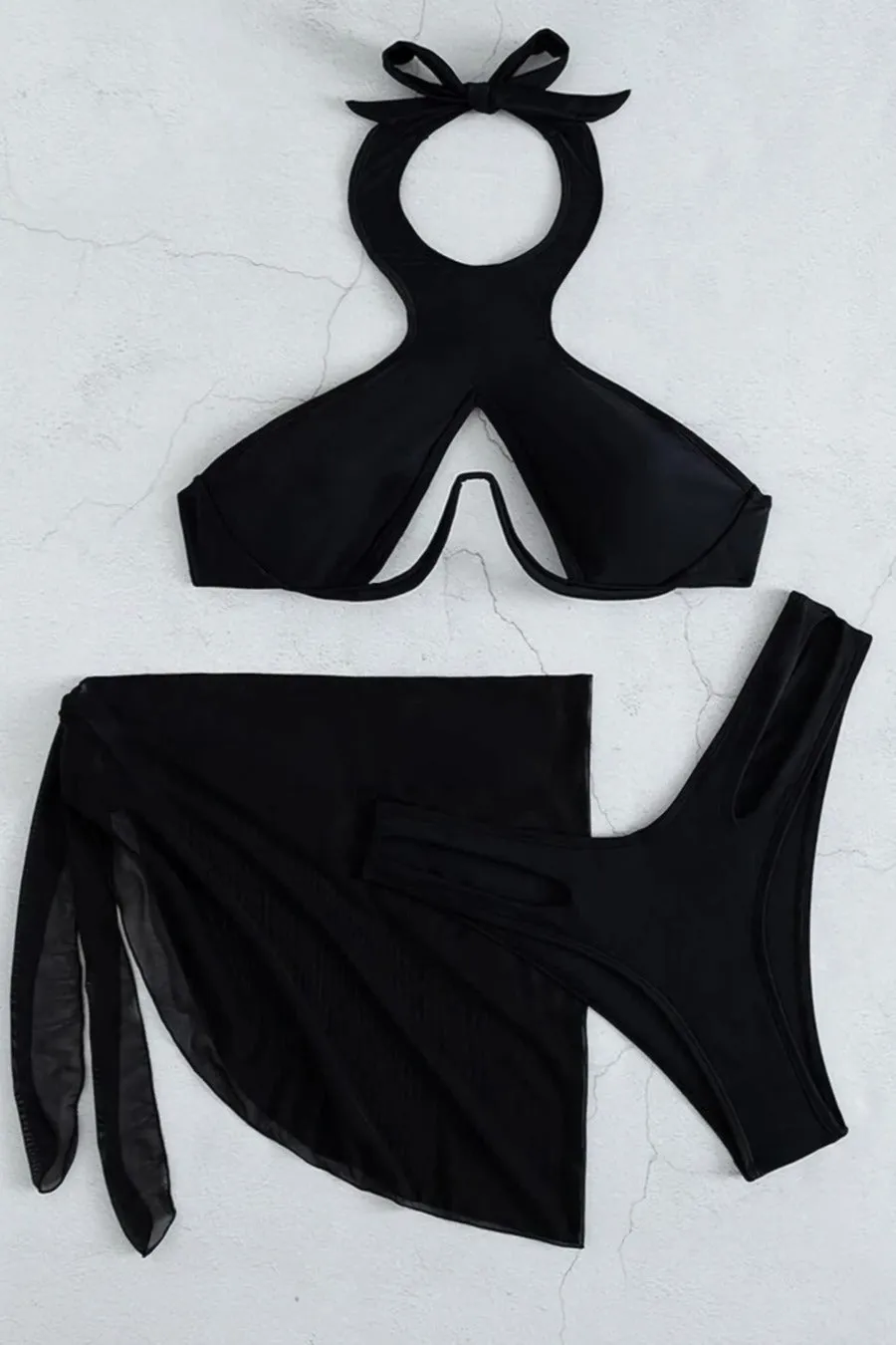Naughty Noir - 3Pc. Set