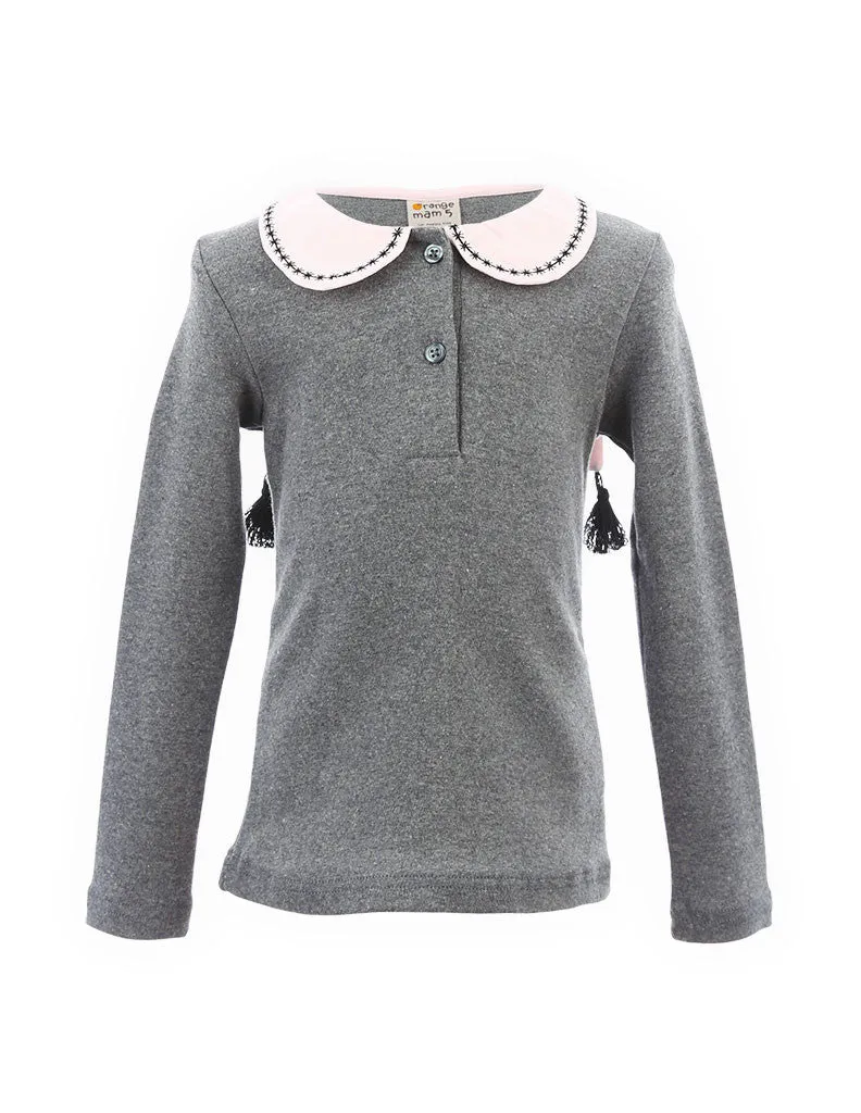 Nautical Blouse Grey