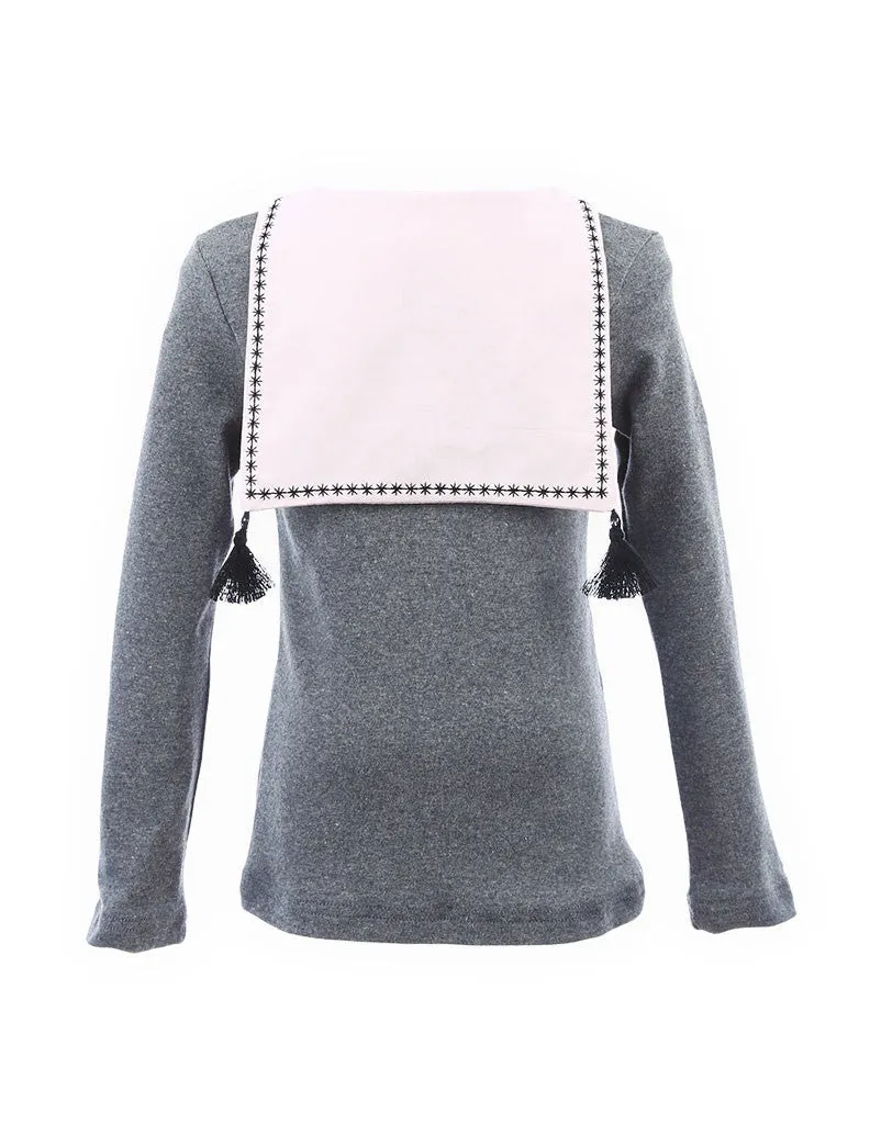 Nautical Blouse Grey