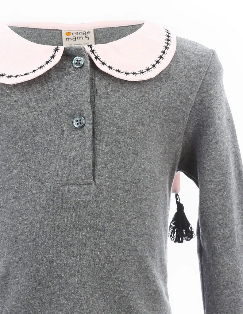 Nautical Blouse Grey