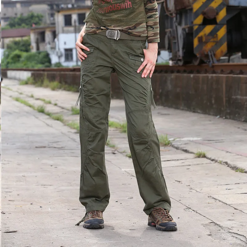 New Autumn Women Pants Slim Cotton Casual Pants Pleated Trousers Full Length Overalls Spring Women's Pants & Capris Female