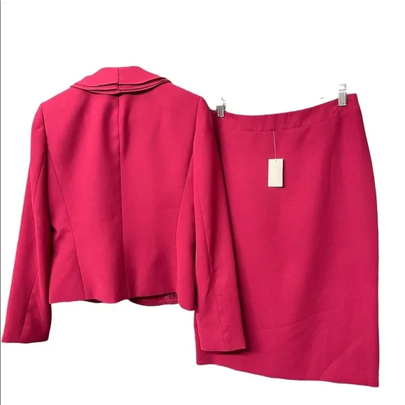 NEW Emily pink ruffle neck Victorian suit size 6