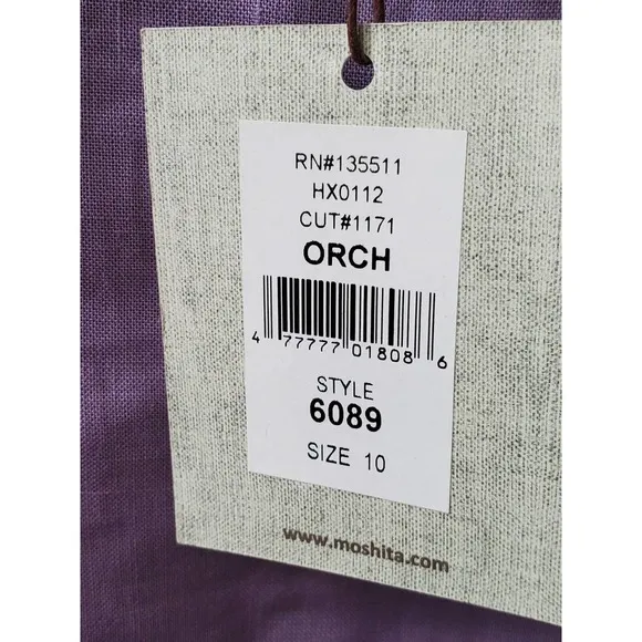 Night Studio Women's Purple Linen Round Neck Top &amp; Long Skirt 2 Piece Suit 10