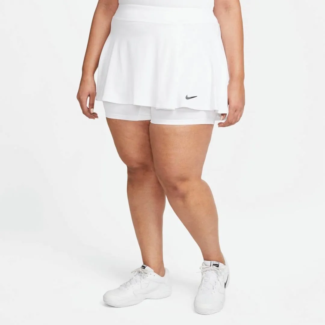 Nike Women's Dri-FIT Victory Flouncy Skirt (White/Black)