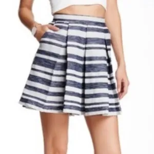 NORDSTROM cupcakes and cashmere Rose Flared Mini Skirt