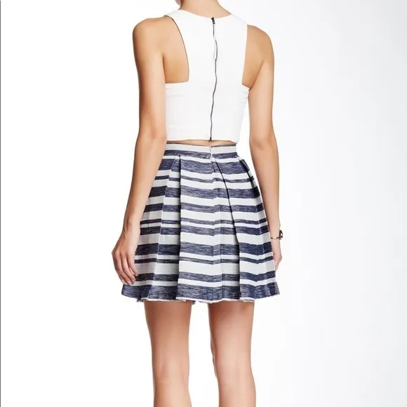 NORDSTROM cupcakes and cashmere Rose Flared Mini Skirt