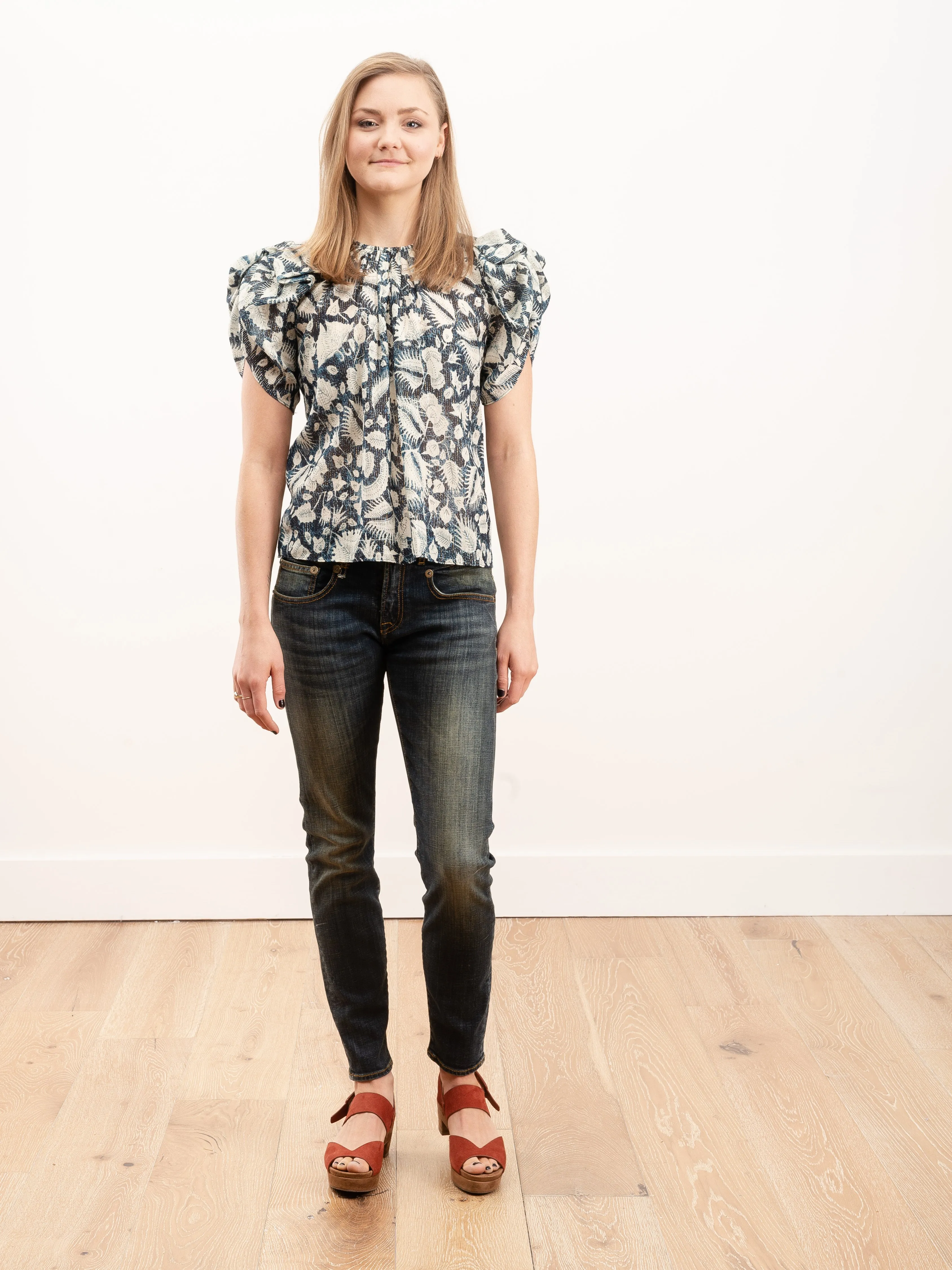 nova top - indigo