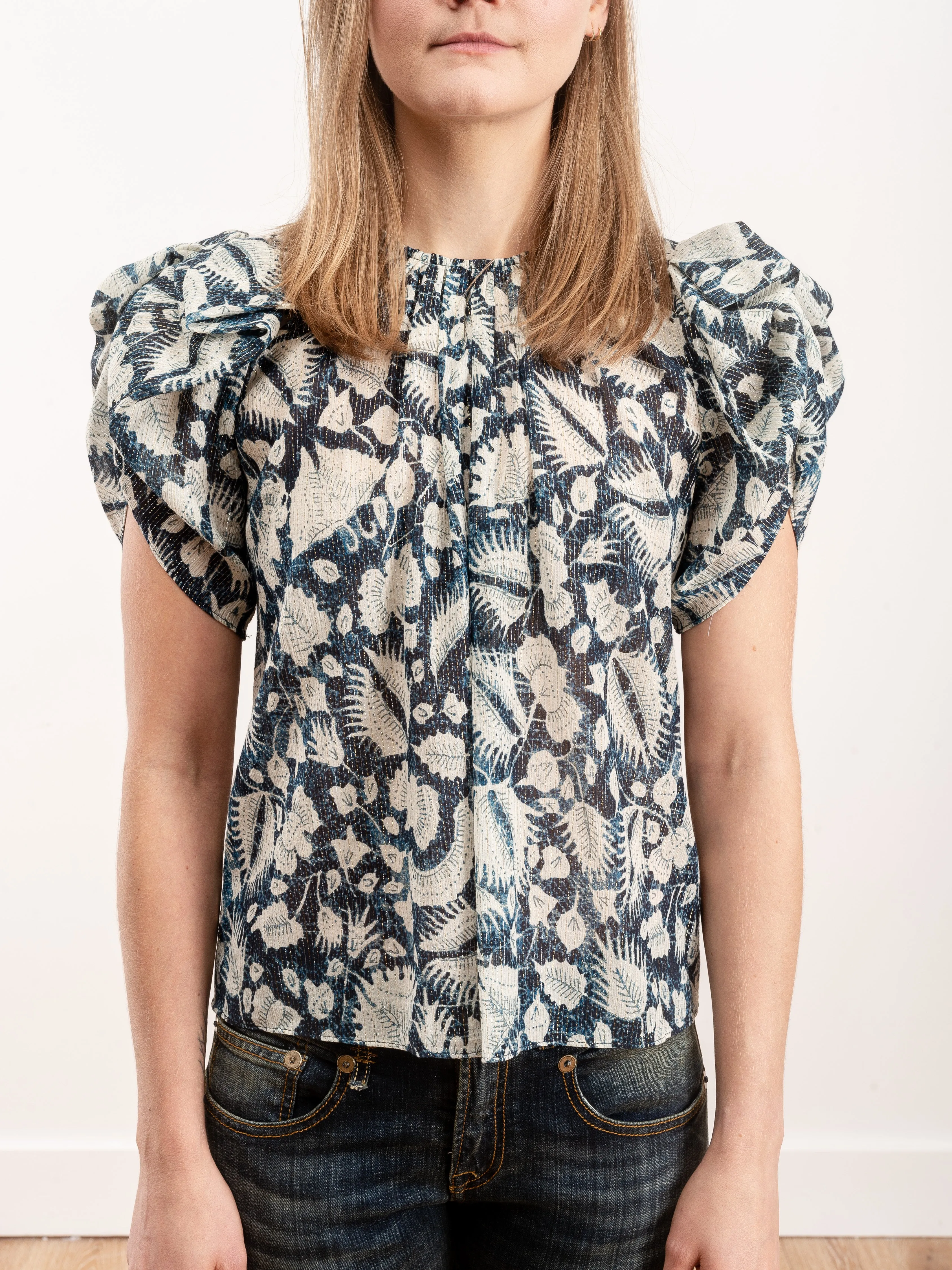 nova top - indigo