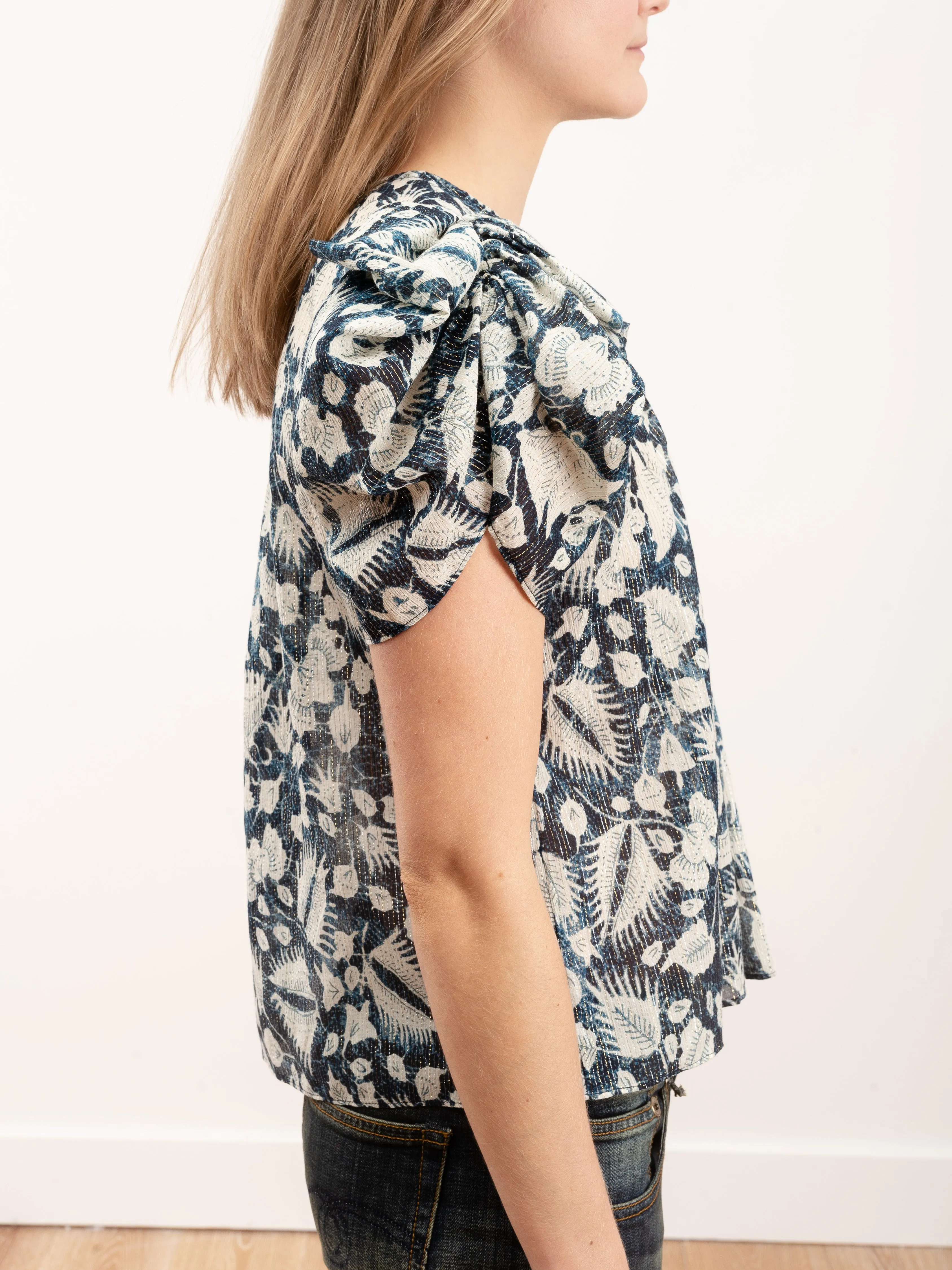 nova top - indigo