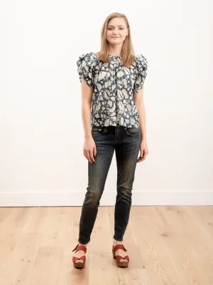 nova top - indigo