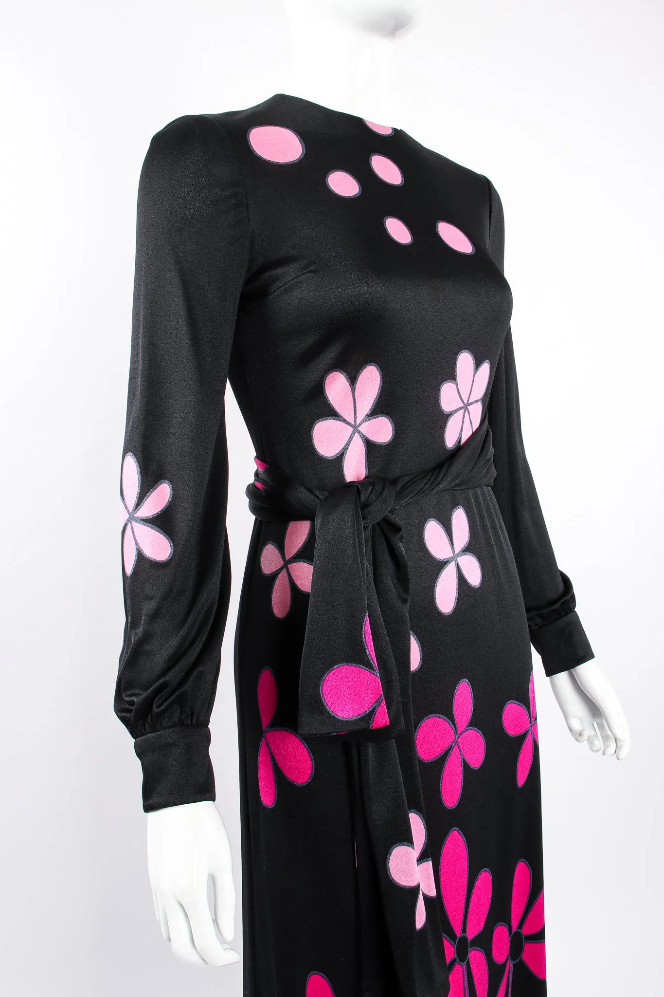 Ombré Blossom Jersey Dress