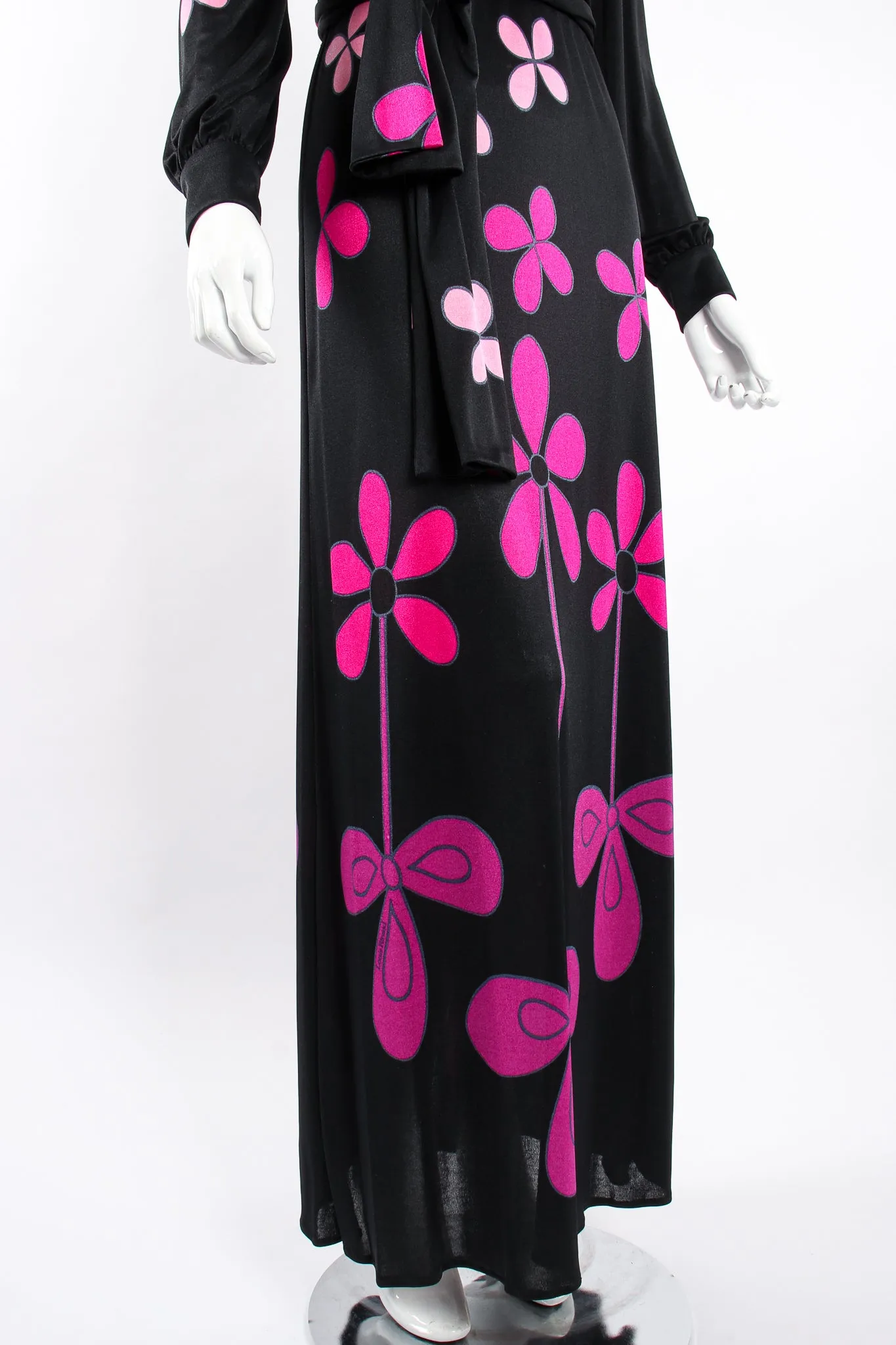 Ombré Blossom Jersey Dress