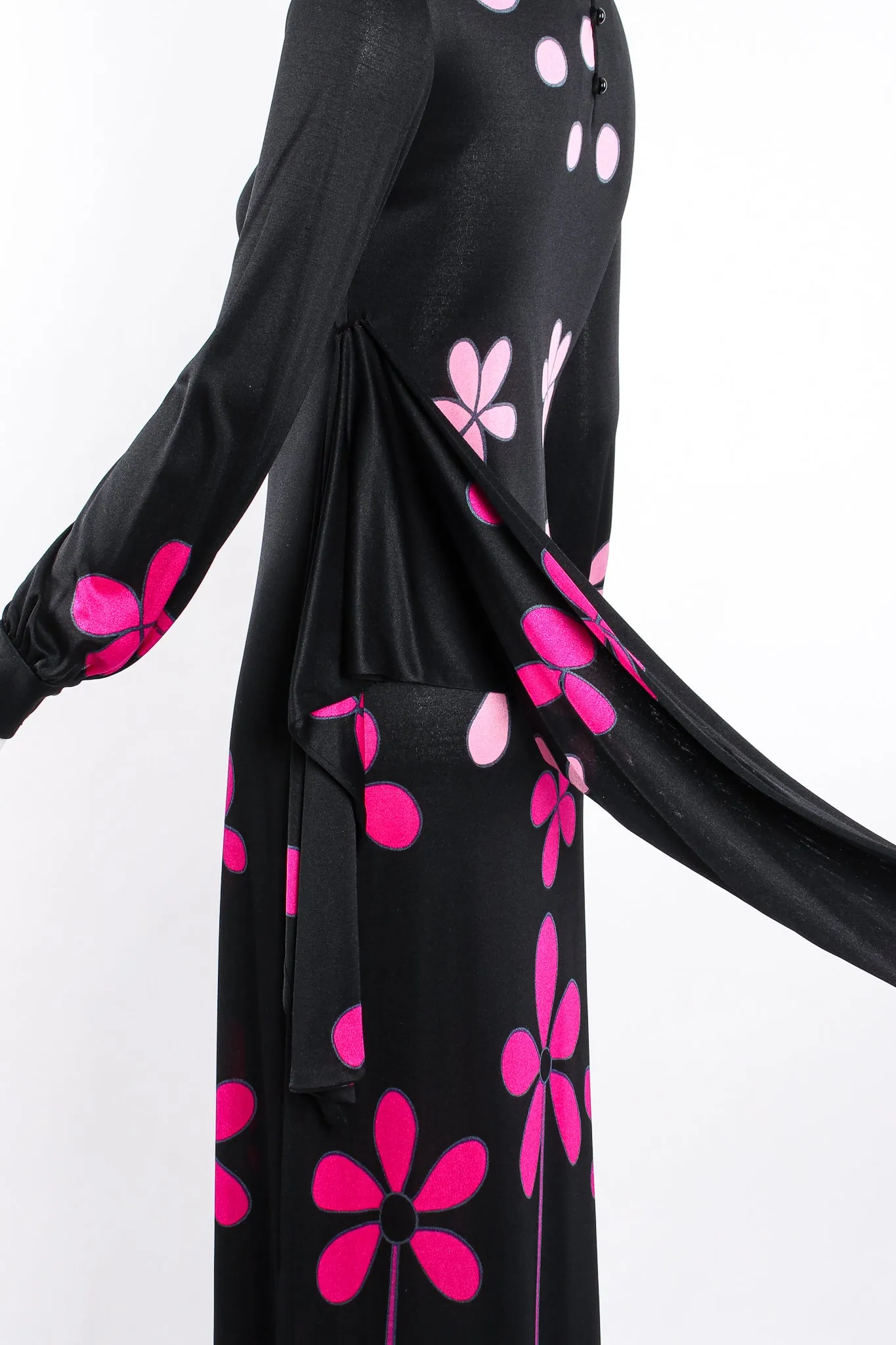 Ombré Blossom Jersey Dress
