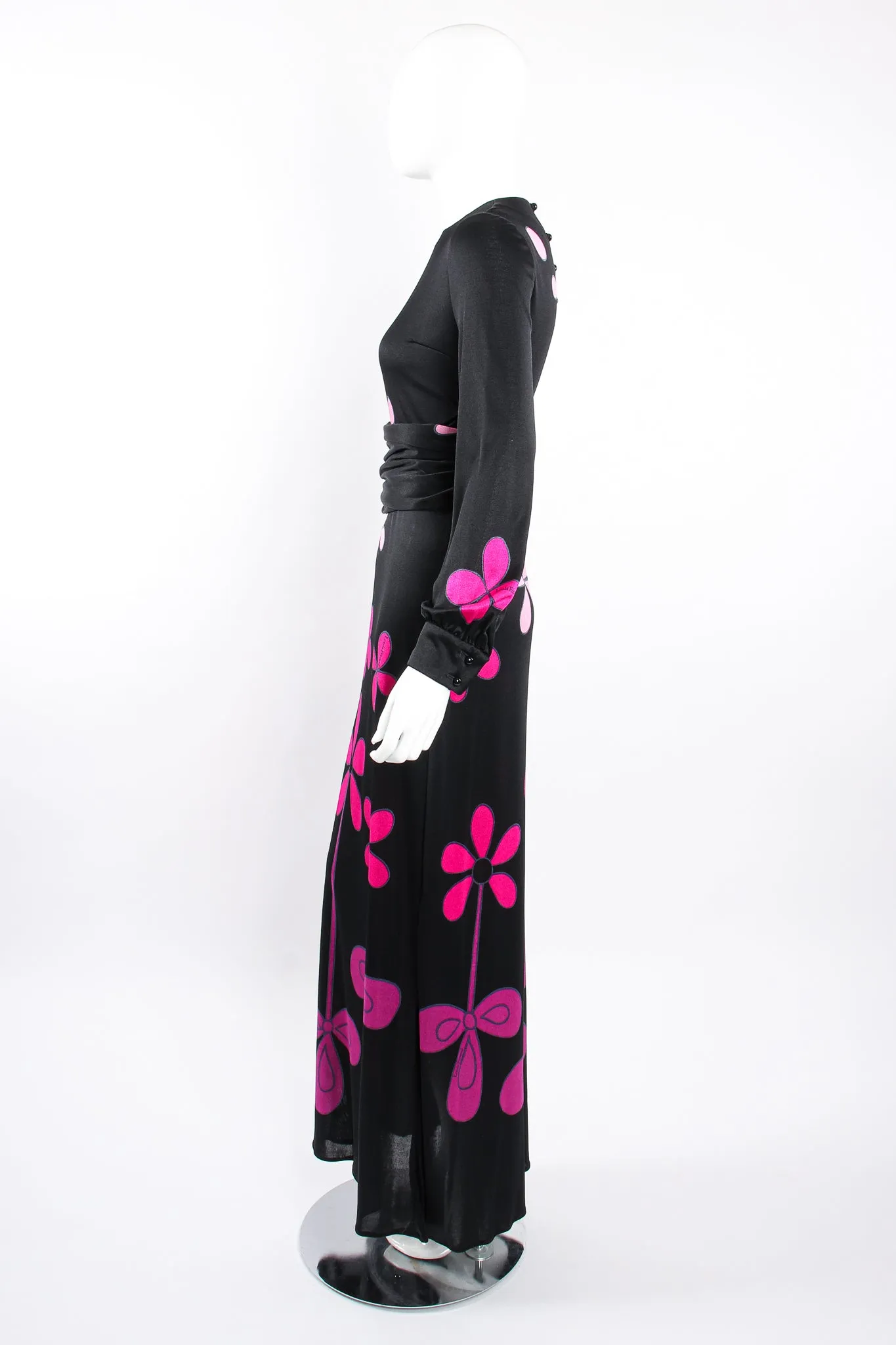 Ombré Blossom Jersey Dress