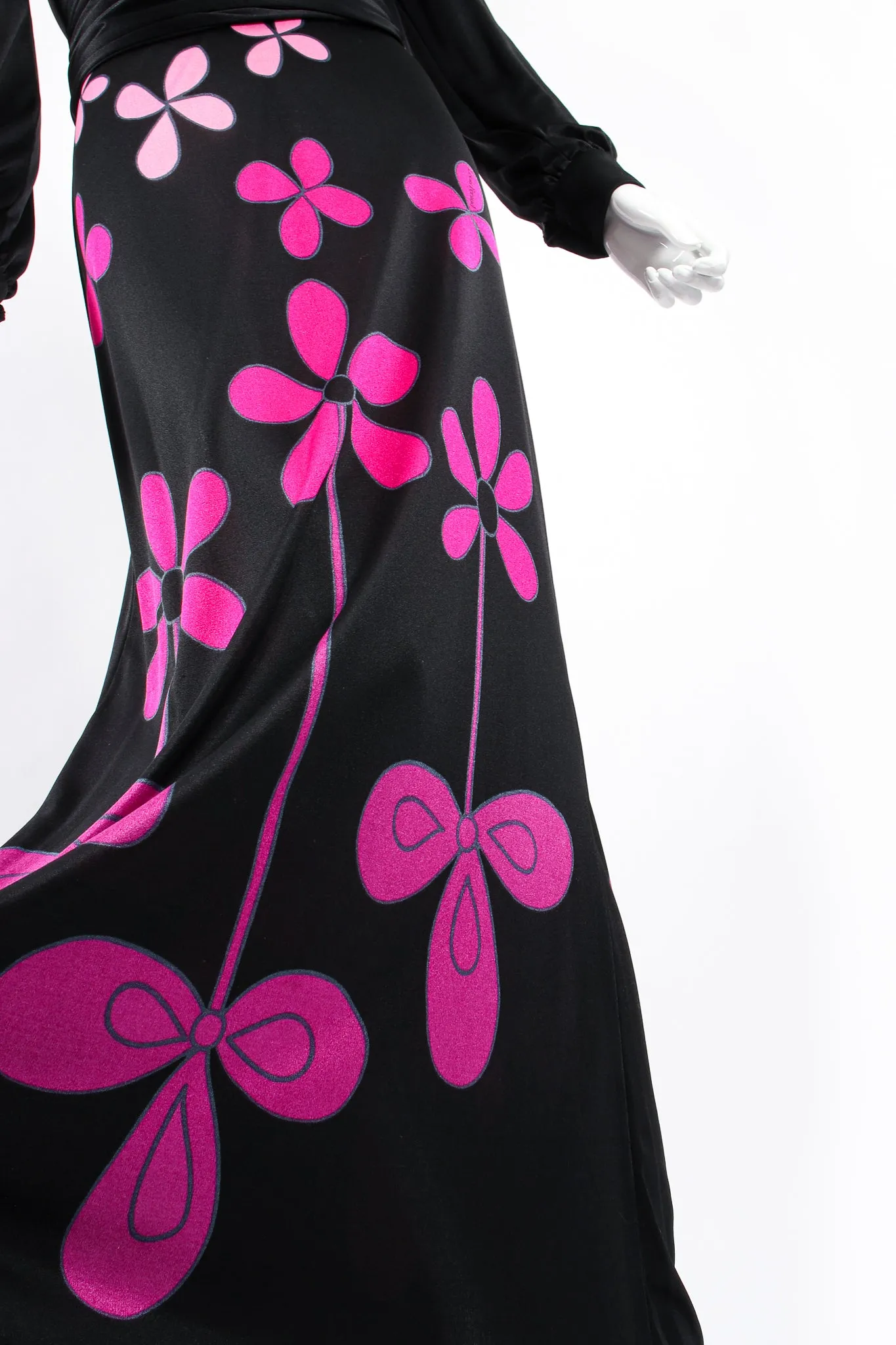 Ombré Blossom Jersey Dress