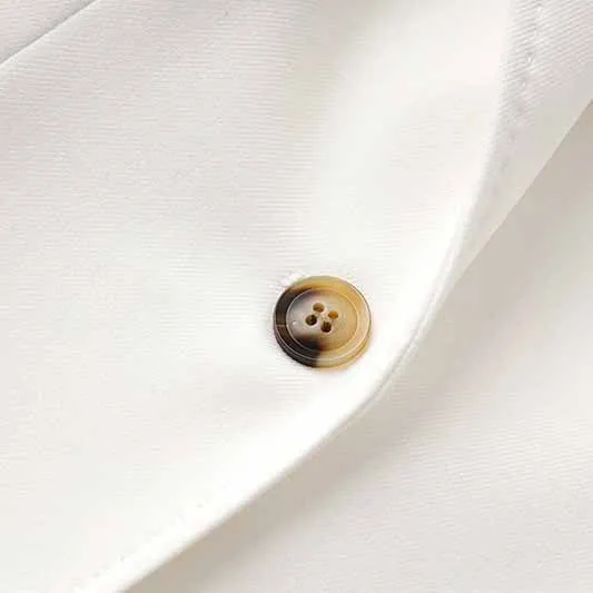 One Button White Pantsuit Fitted Blazer   Mid-High Rise Trousers Pantsuit Suit Formal Wear